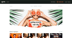 Desktop Screenshot of billetto.dk